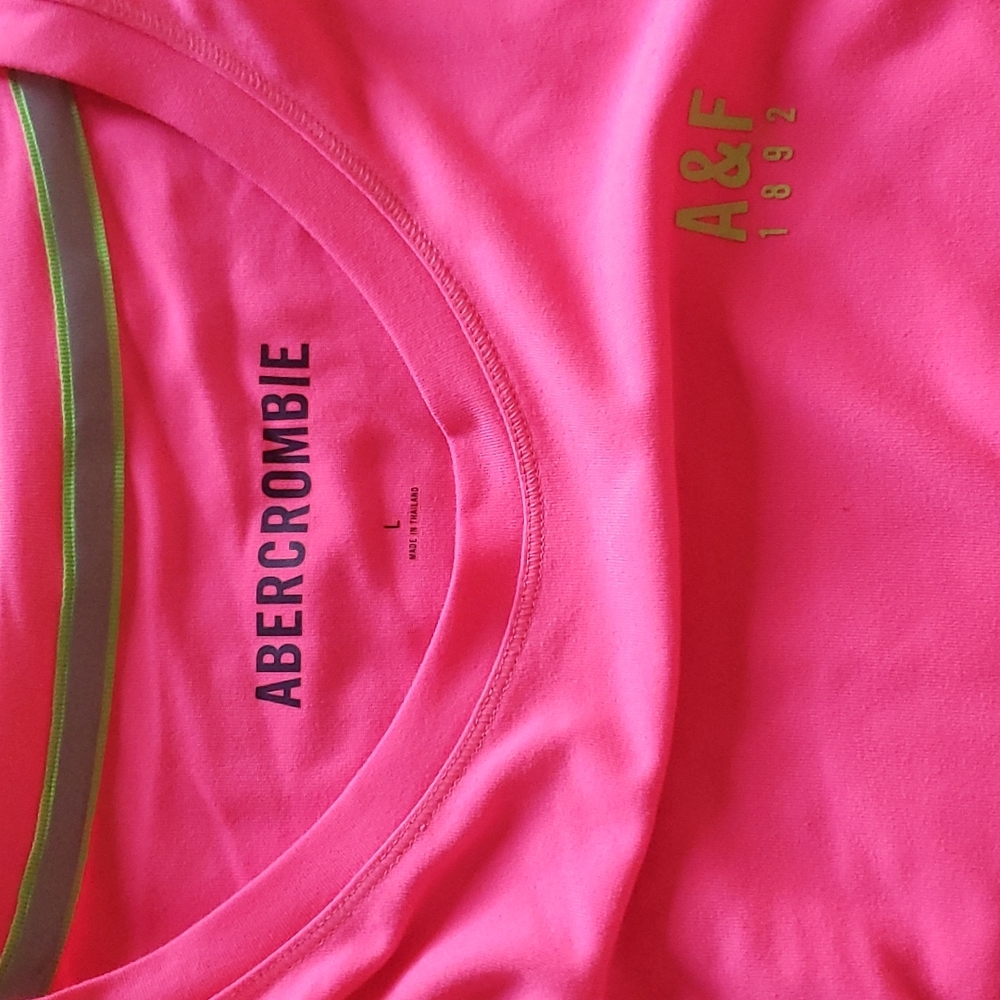 Brand new pink athletic abercombie shirt - Picture 2 of 9